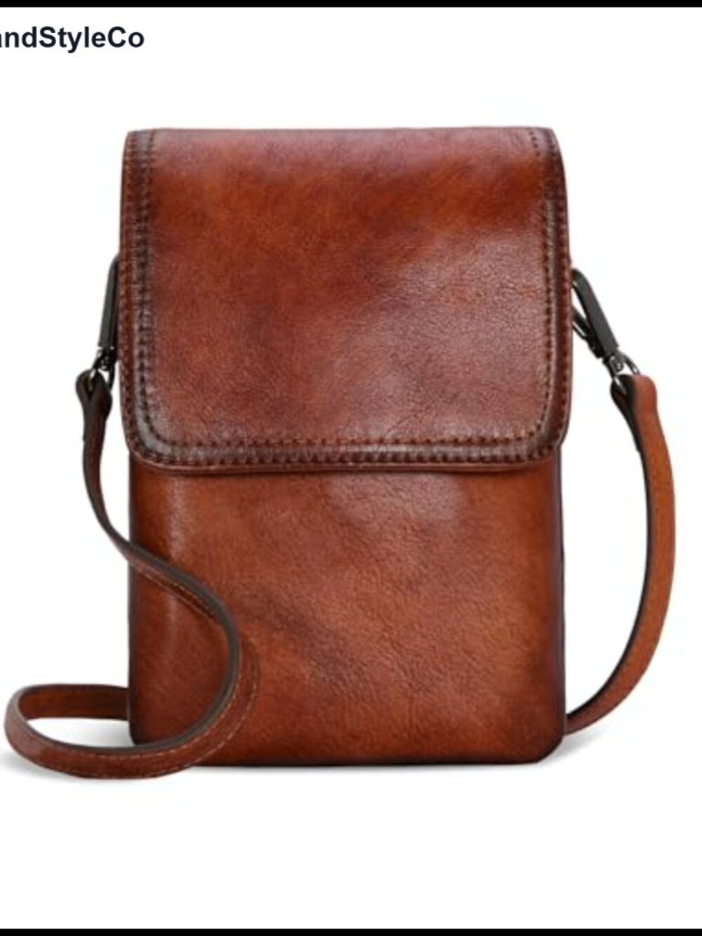 Genuine Leather Crossbody Bags for Women Set of 2 Satchel Purse